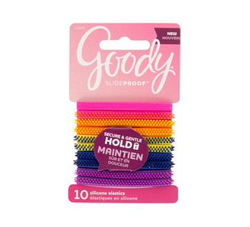 Slideproof Silicone Elastics 10 Units Goody Elastic Barrette