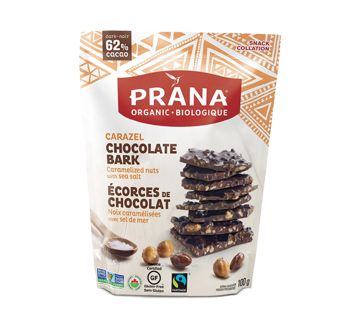 Carazel Chocolate Barks, 100 g, Caramelized Nuts with Sea Salt