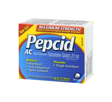 Image 1 of product Pepcid - Pepcid Ac Maximum Strength, 50 units