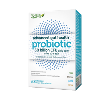 Image of product Genuine Health - Advanced Gut Health Probiotic 50 Billion CFU, 30 units