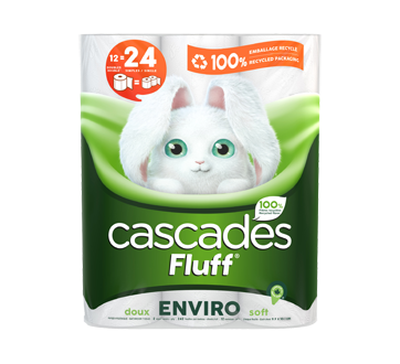 Image of product Cascades - Fluff Enviro Bathroom Tissue, 12 units