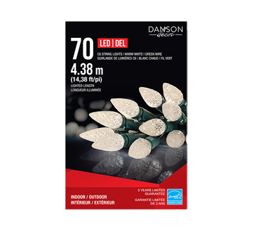 C6 Lights LED/DEL, 70 units, Warm White