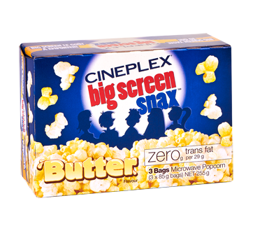 Microwave Popcorn, Butter, 255 g