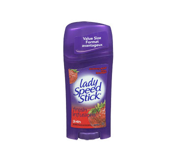 Image of product Lady Speed Stick - Fresh Infusions Invisible Antiperspirant, 65 g, Strawberry Splash