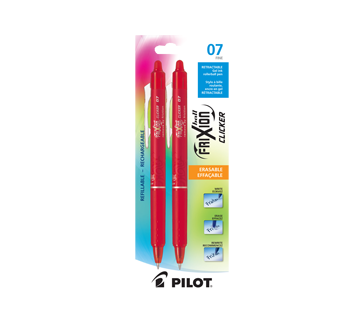 Frixion Clicker 0.7 mm, 2 units, Red