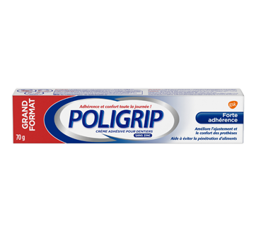 Denture Adhesive Cream, Strong Hold, 70 g