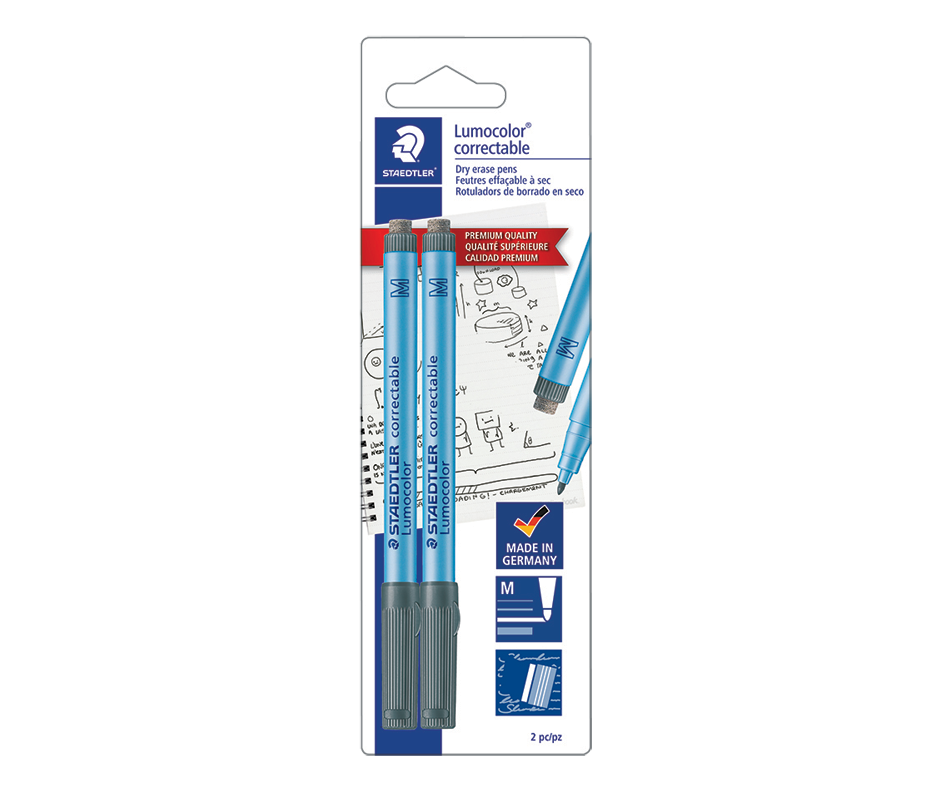 Lumocolor Dry Erase Pens, 2 units Staedtler Writing instruments