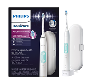 ProtectiveClean 4500 Rechargeable Electric Toothbrush, White, 1 unit