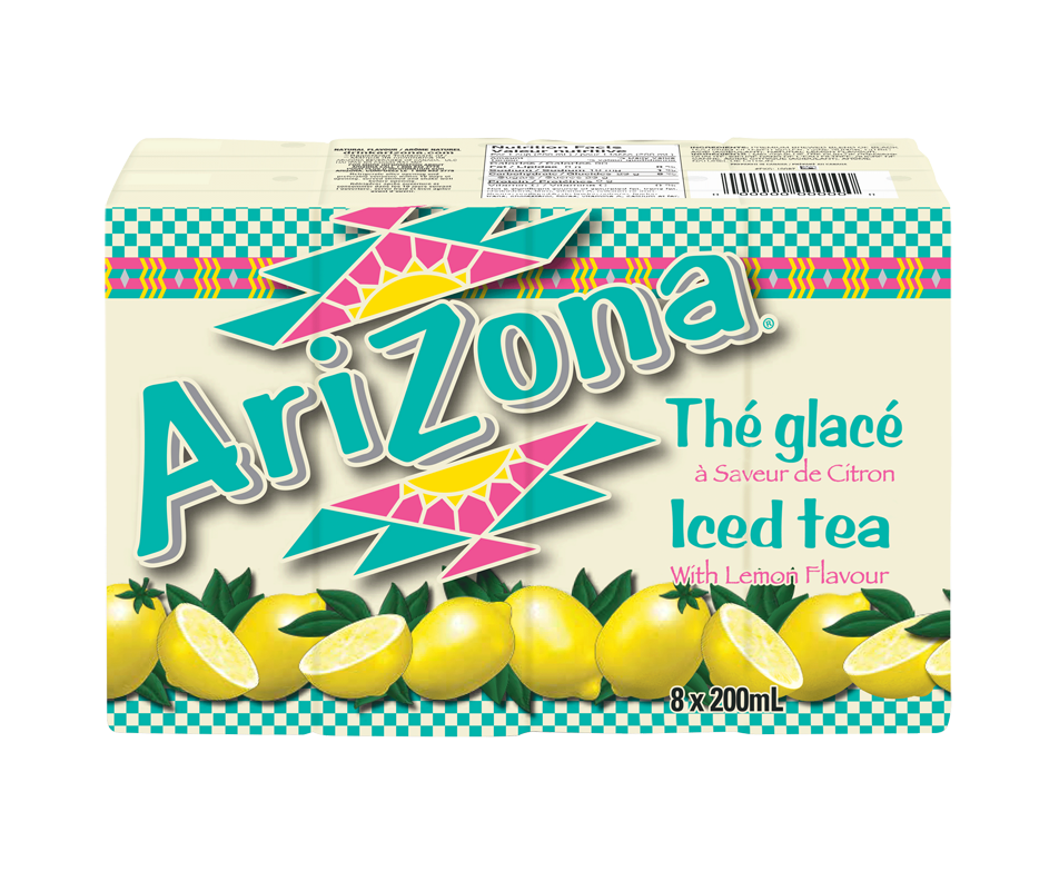 Lemon Iced Tea, 8 units Arizona Tea Jean Coutu