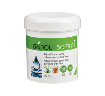 Image of product Softepil - Aqua Creamy Sugar Wax Enriched with Aloe, 600 g