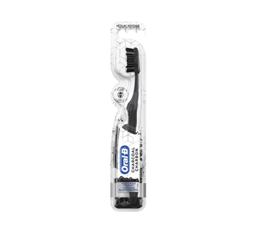 Image of product Oral-B - Charcoal Whitening Therapy Toothbrush, 1 unit, Medium