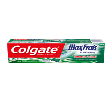 Max Fresh Toothpaste with Mini Breath Strips, Clean Mint, 150 ml