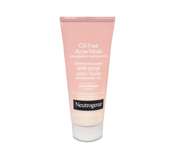 Image of product Neutrogena - Oil-Free Acne Wash Foaming Scrub, 198 ml, Pink Grapefruit