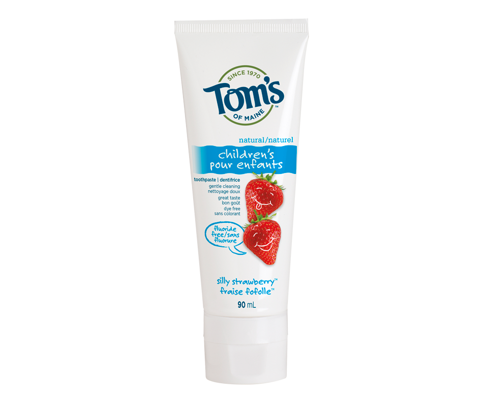 FluorideFree Natural Children's Natural Toothpaste, Silly Strawberry