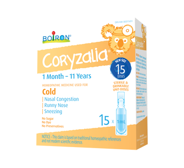 Image 1 of product Boiron - Coryzalia Cold, 15 x 1 ml