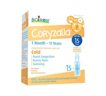 Image 2 of product Boiron - Coryzalia Cold, 15 x 1 ml