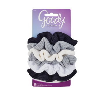 Image of product Goody - Ouchless Waffle Scrunchies, 6 units