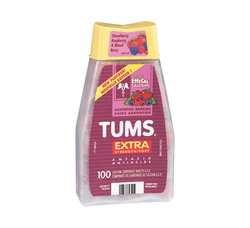 Image of product Tums - Tums Extra Strength, 100 units, Assorted Berries