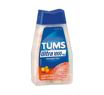 Image of product Tums - Tums Ultra Strength 1000 mg, 72 units, Assorted Fruit