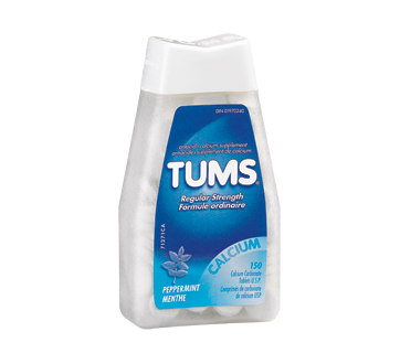 Image of product Tums - Tums Regular Strength, 150 units, Peppermint