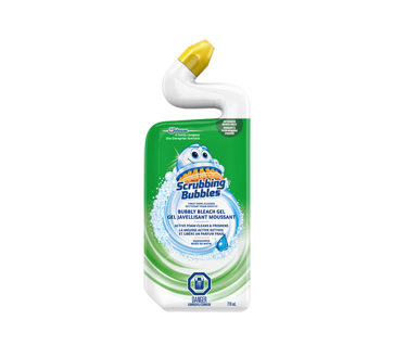 Image of product Scrubbing Bubbles - Bubbly Bleach Gel Toilet Bowl Cleaner, 710 ml, Rainshower