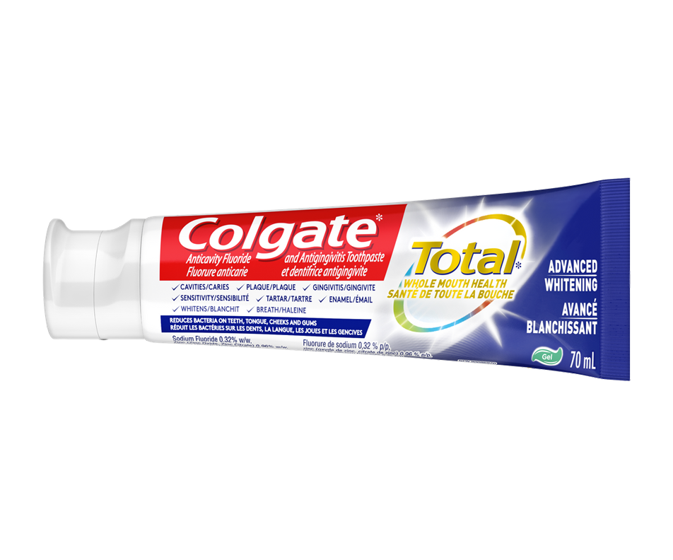 Total Advanced Whitening Gel Toothpaste, 70 ml Colgate Toothpaste