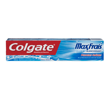 Image of product Colgate - Max Fresh Toothpaste with Mini Breath Strips, 150 ml, Cool Mint