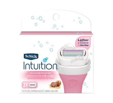 Image of product Schick - Intuition Advanced Moisture Cartridges, 3 units