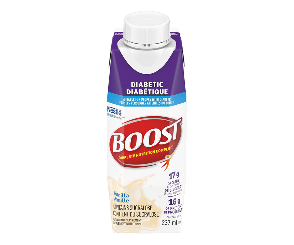 Boost Diabetic Nutritional Supplement, Vanilla, 237 ml Nestlé