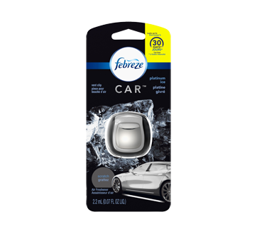Car Air Freshener Vent Clip, 1 unit, Platinum ice