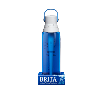Brita Premium Filtering Water Bottle with Filter, 768 ml, Sapphire