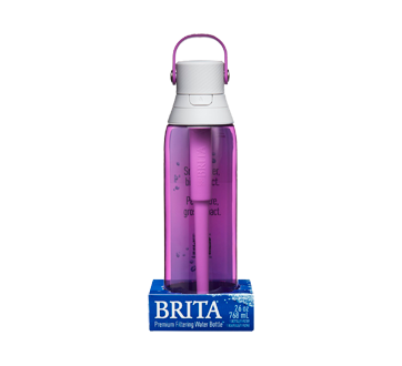 Brita Premium Filtering Water Bottle with Filter, 768 ml, Orchid