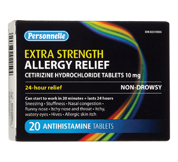 Image of product Personnelle - Extra Strength Allergy Relief, 20 units