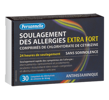 Image of product Personnelle - Extra Strength Allergy Relief, 30 units