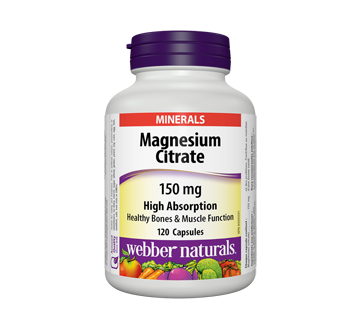 Image of product Webber - Magnesium Citrate High Absorption 150 mg, 120 units