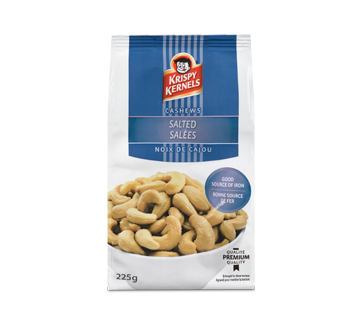 Image of product Krispy Kernels - Salted Cashews, 225 g