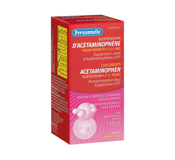 Image of product Personnelle - Acetaminophen Suspension, 100 ml 160 mg/5 ml, Bubble Gum