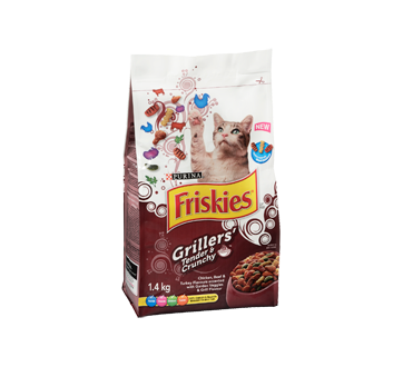 Image 2 of product Purina - Friskies Grillers' Tender & Crunchy Nutrition for Adult Cats, 1.4 kg