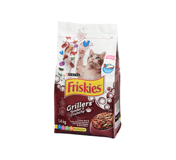 Image 3 of product Purina - Friskies Grillers' Tender & Crunchy Nutrition for Adult Cats, 1.4 kg
