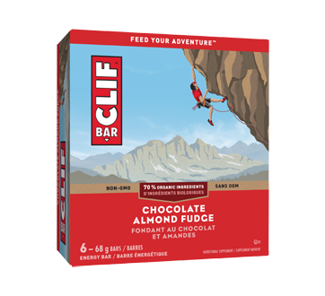 Energy Bar, 6 x 68 g, Chocolate Almond Fudge
