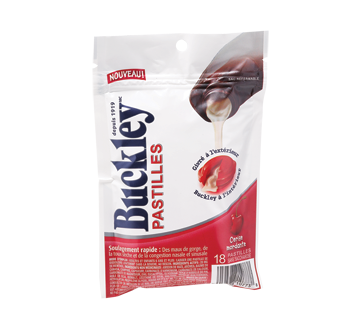 Image of product Buckley - Lozenges, 18 units, Bite-Me Cherry