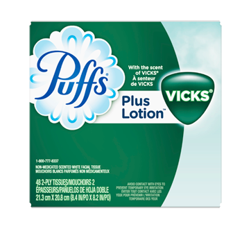Plus Lotion Facial Tissues, 48 units