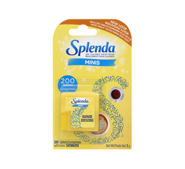 Splenda Mini Sweetener Tablets, 200 units