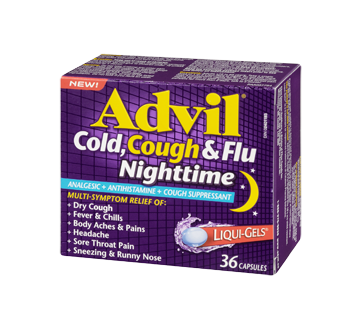 Image 1 of product Advil - Advil Cold, Cough & Flu Nighttime, 36 units
