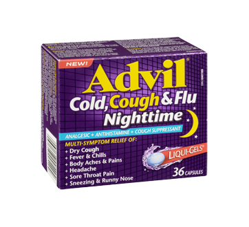 Image 2 of product Advil - Advil Cold, Cough & Flu Nighttime, 36 units