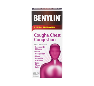 Image of product Benylin - Benylin Cough and Chest Congestion Extra-Strength Syrup, 250 ml