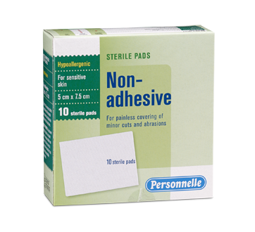 Pads Non-Adhesive, 1.25 cm x 4.5 cm