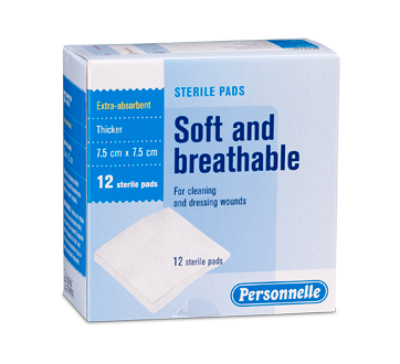 Image of product Personnelle - Sterile Pads, 12 units