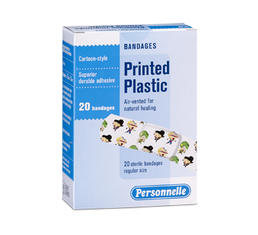 Image of product Personnelle - Bandages Printed Plastic, 20 units