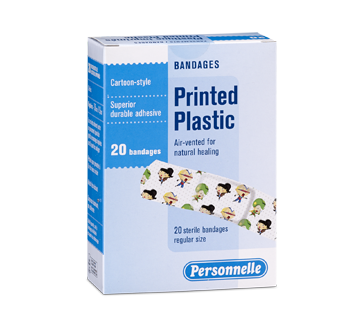 Bandages Printed Plastic, 20 units